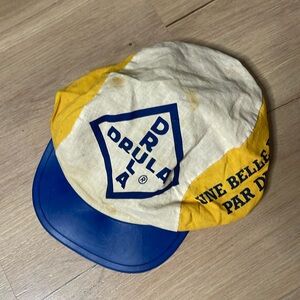 Drula Vintage‎ Biking Cap/Hat. Well Worn, stains. See photos!
